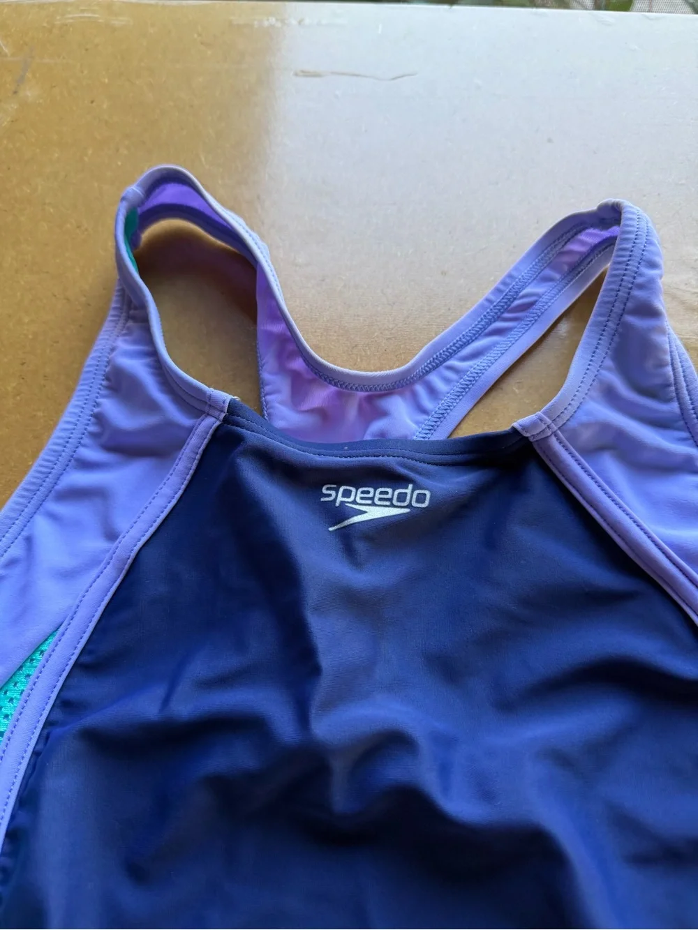 Speedo NEW Girls One Piece Competition Swim Suit Size 14 #260071